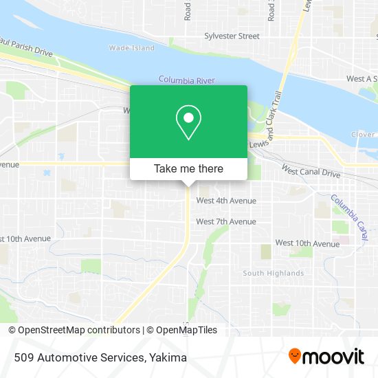 509 Automotive Services map