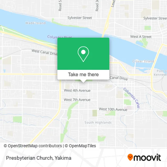 Presbyterian Church map