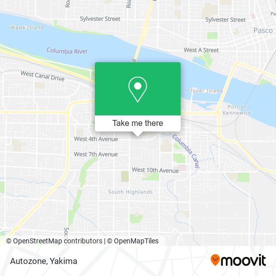 Mapa de Autozone