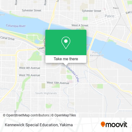 Kennewick Special Education map