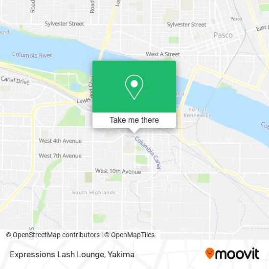 Expressions Lash Lounge map