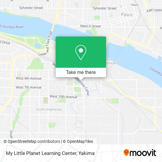 My Little Planet Learning Center map