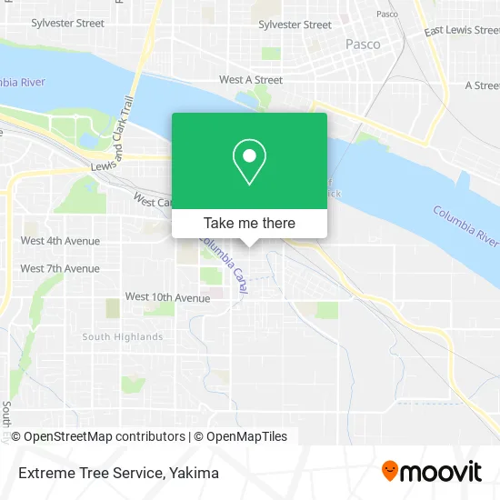 Extreme Tree Service map