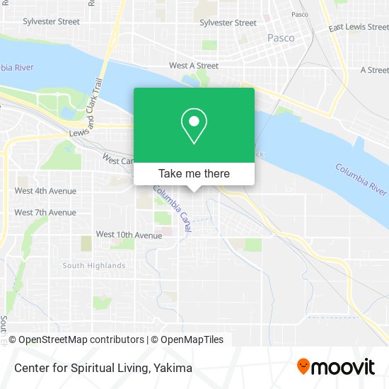 Mapa de Center for Spiritual Living