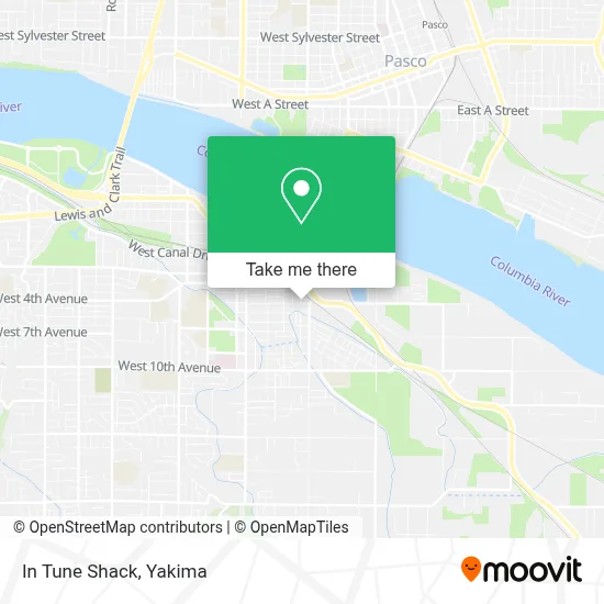 In Tune Shack map