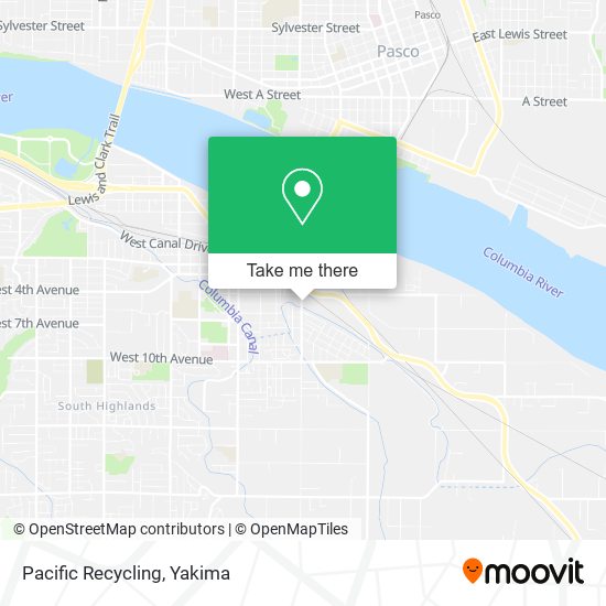 Mapa de Pacific Recycling