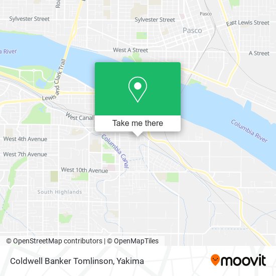 Mapa de Coldwell Banker Tomlinson