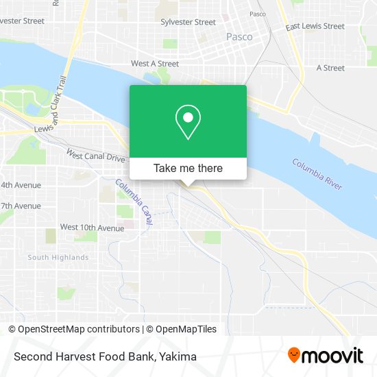 Mapa de Second Harvest Food Bank