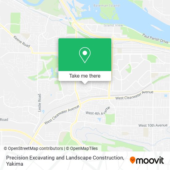 Mapa de Precision Excavating and Landscape Construction
