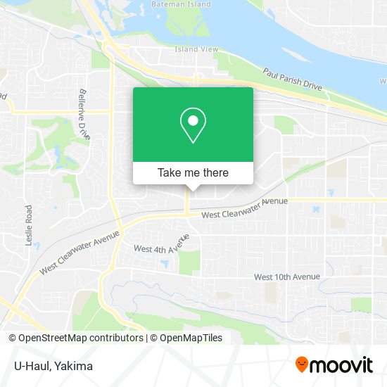 U-Haul map