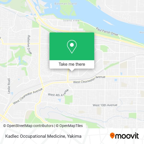 Mapa de Kadlec Occupational Medicine