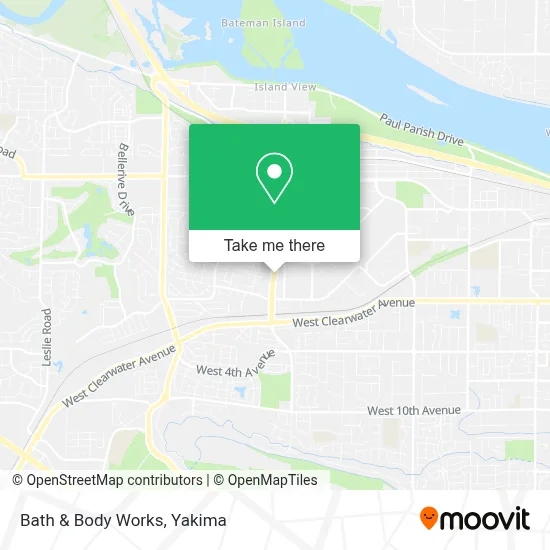 Bath & Body Works map