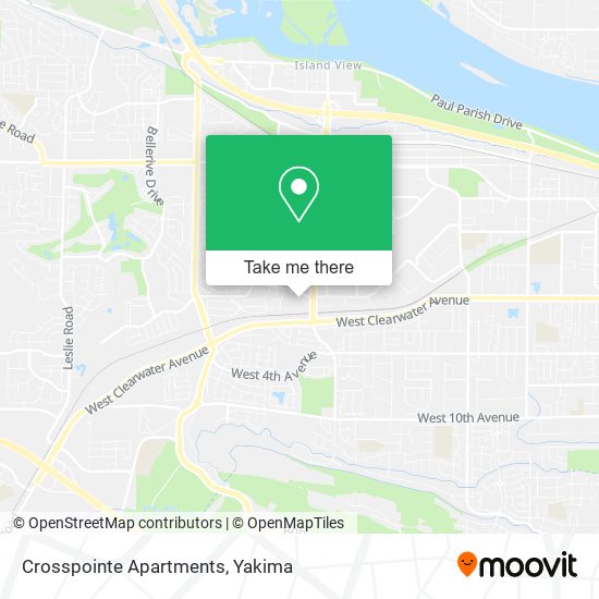 Mapa de Crosspointe Apartments