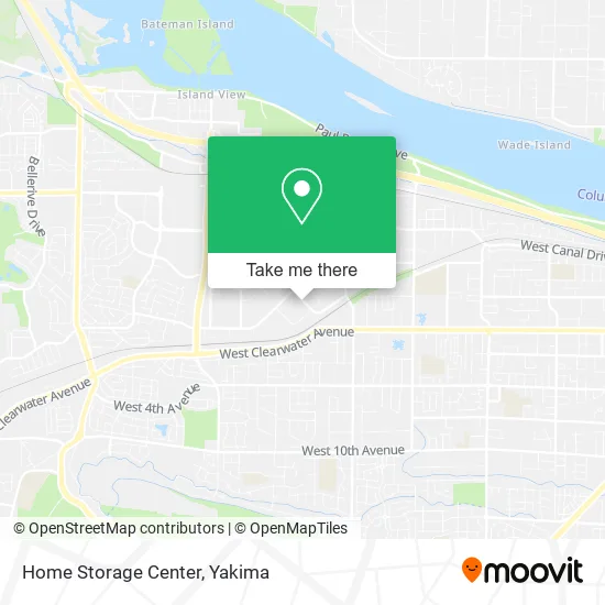 Home Storage Center map