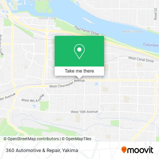 360 Automotive & Repair map