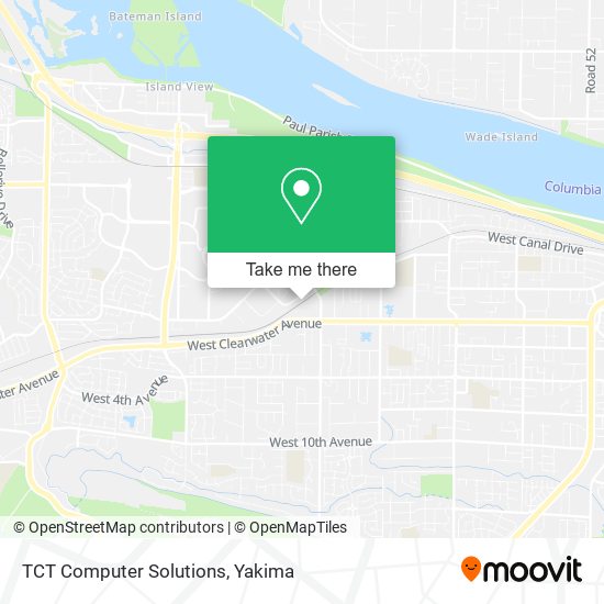 TCT Computer Solutions map