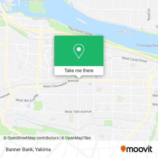 Mapa de Banner Bank