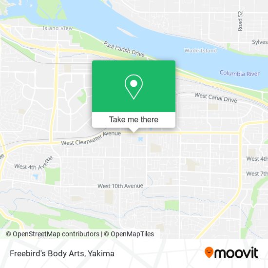 Freebird's Body Arts map