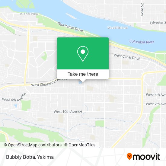 Mapa de Bubbly Boba
