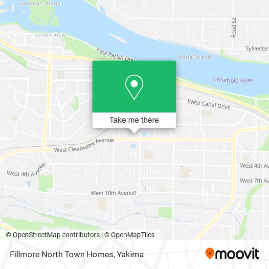 Mapa de Fillmore North Town Homes