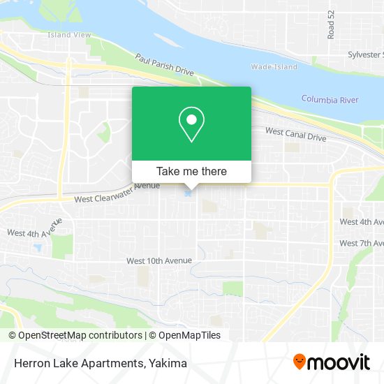 Herron Lake Apartments map