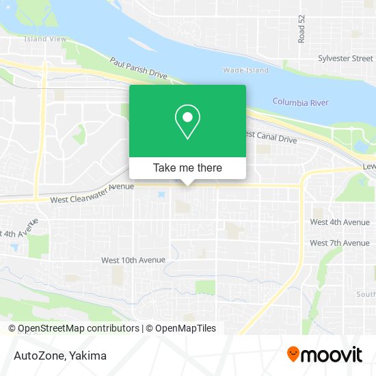 Mapa de AutoZone