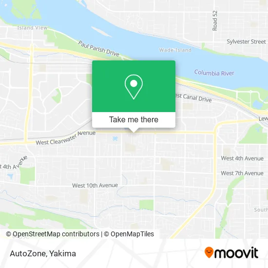 AutoZone map