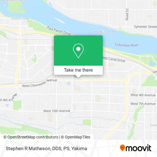 Stephen R Matheson, DDS, PS map