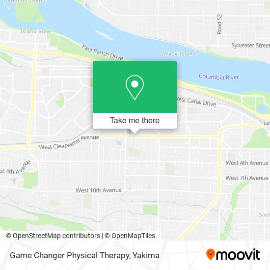Game Changer Physical Therapy map