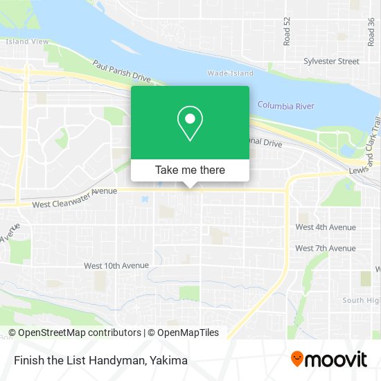 Finish the List Handyman map