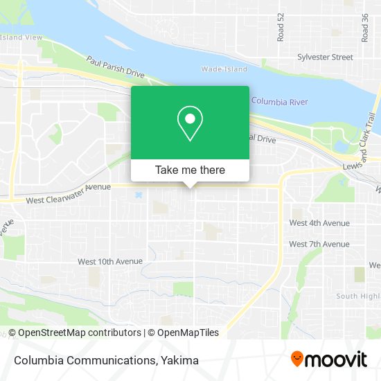 Mapa de Columbia Communications