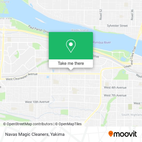 Navas Magic Cleaners map