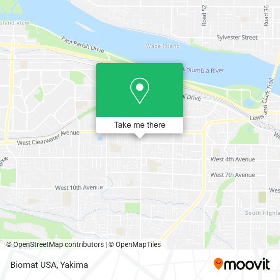 Mapa de Biomat USA