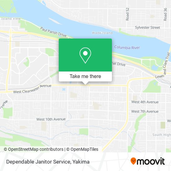 Mapa de Dependable Janitor Service