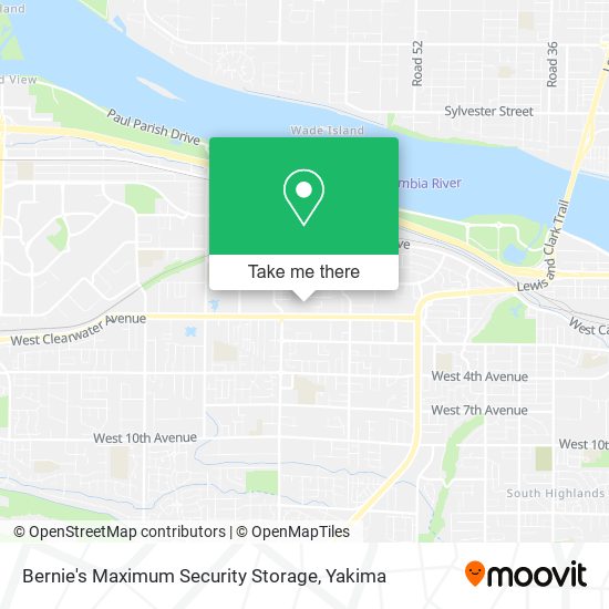Mapa de Bernie's Maximum Security Storage