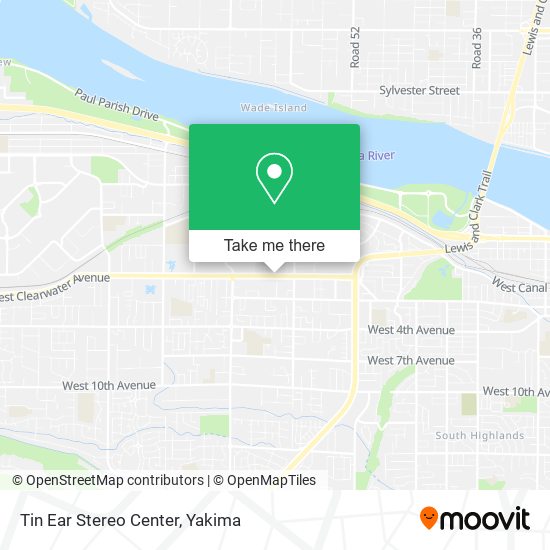 Tin Ear Stereo Center map