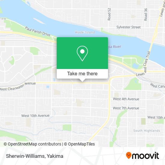 Sherwin-Williams map