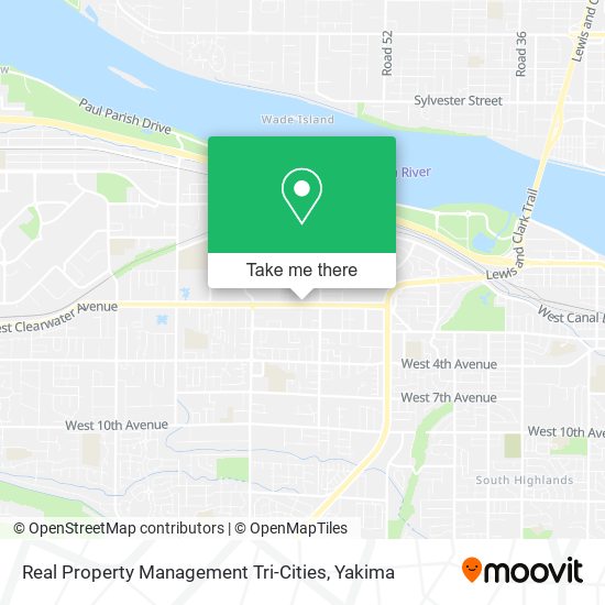 Real Property Management Tri-Cities map