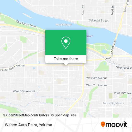 Mapa de Wesco Auto Paint