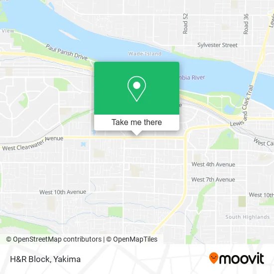 H&R Block map