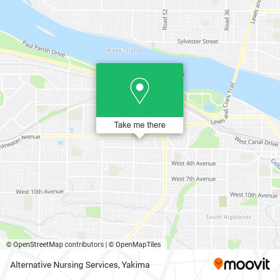 Alternative Nursing Services map