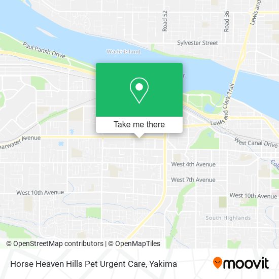 Horse Heaven Hills Pet Urgent Care map