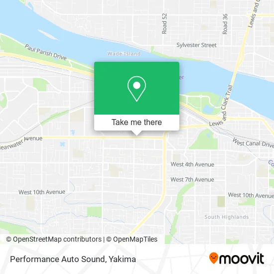 Performance Auto Sound map