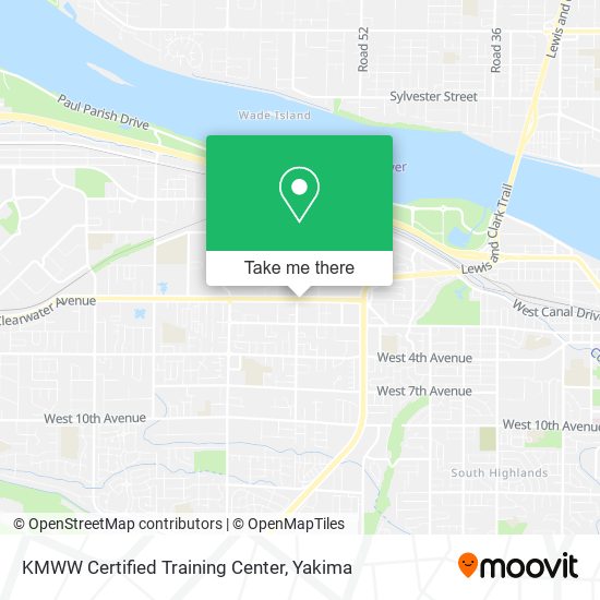 KMWW Certified Training Center map