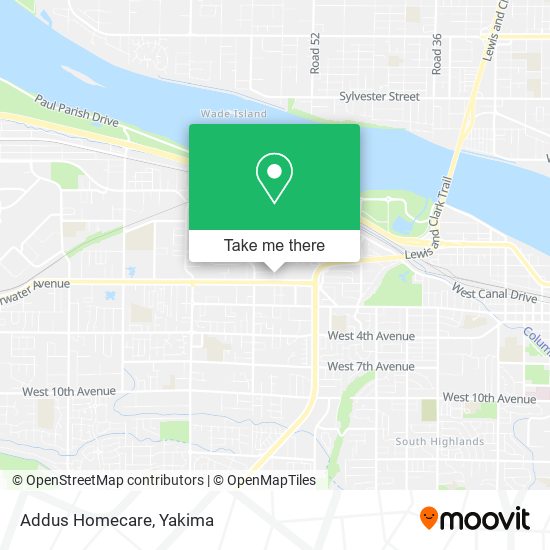 Mapa de Addus Homecare