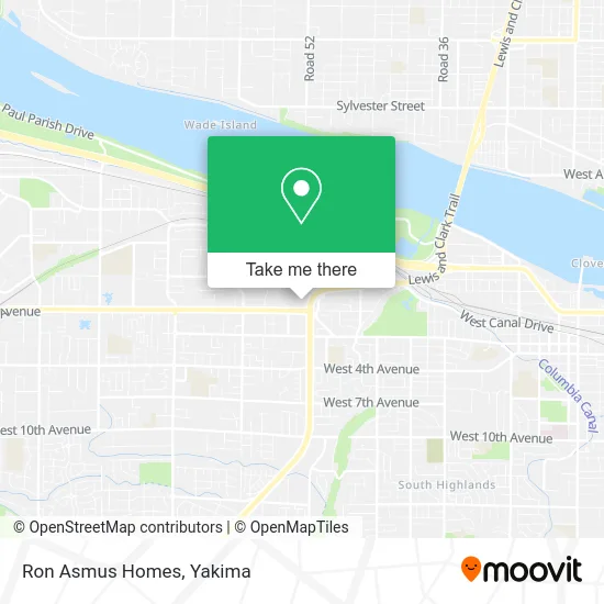 Ron Asmus Homes map