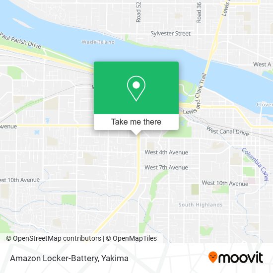 Amazon Locker-Battery map