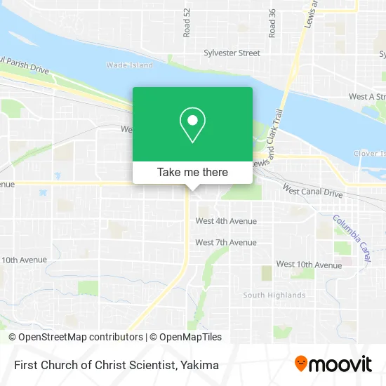 First Church of Christ Scientist map