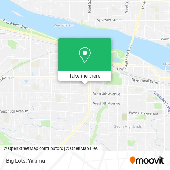 Big Lots map