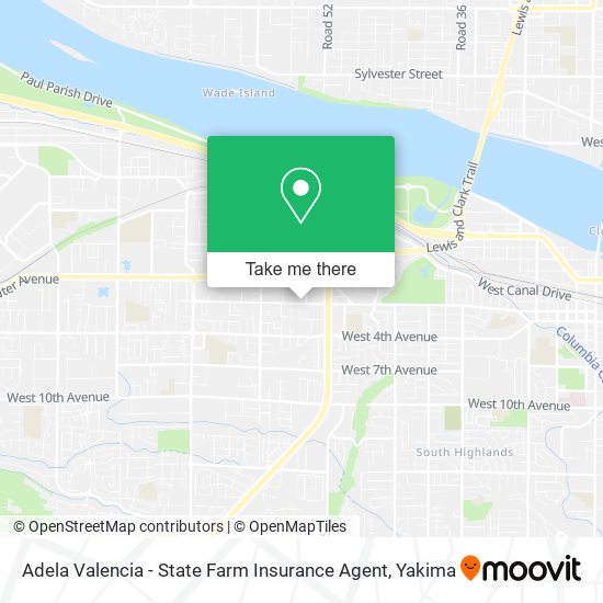 Mapa de Adela Valencia - State Farm Insurance Agent